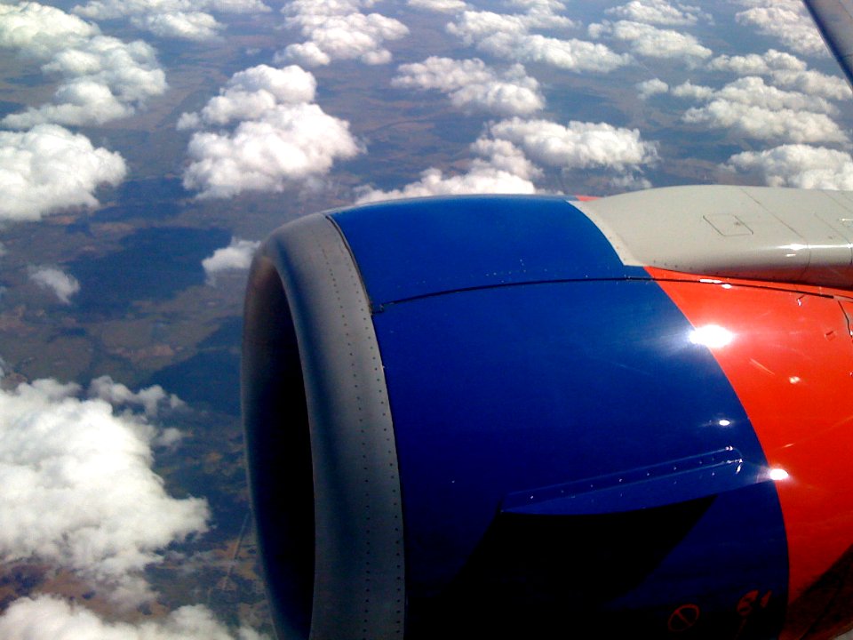 Red, Cloud, and Blue