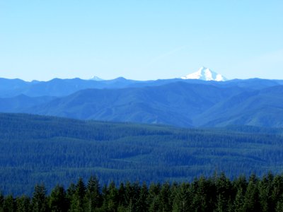 View of Mt. Jefferson from Larch Mt. in OR