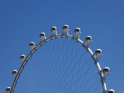 Ferris wheel high attraction photo