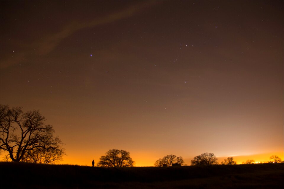 Sky stars evening