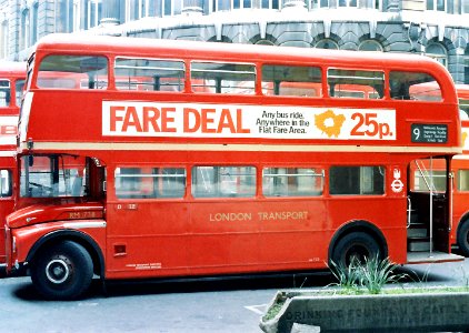 Fare Deal Advert Routemaster photo