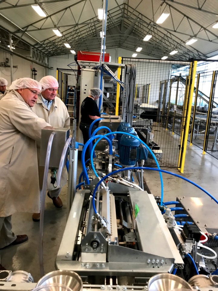 Agriculture Secretary Perdue tours the Lēf Hydroponic Farm, in  Lēf Farm, Loudon, NH, on Sep 1, 2017. USDA Photo by Lance Cheung.
