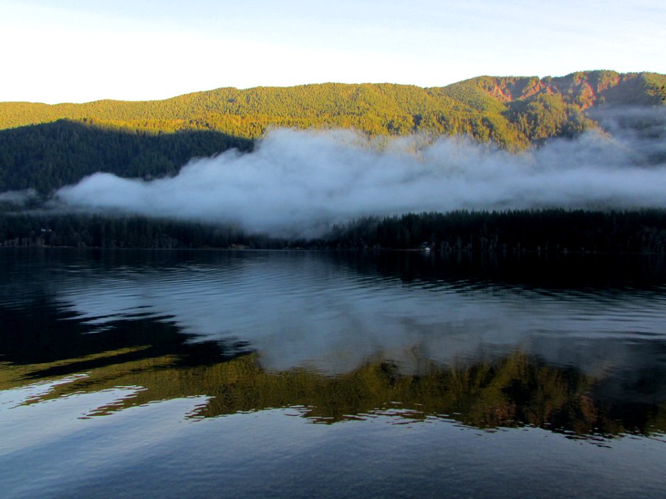 Lake Crescent at Olympic NP in WA