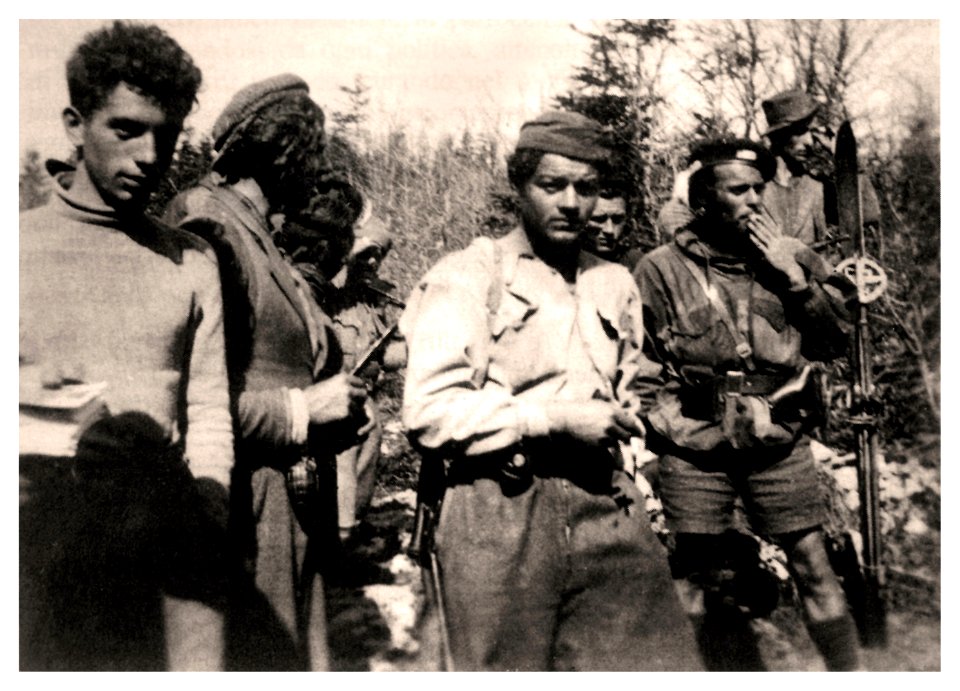 Partigiani sul monte Verena - marzo 1945