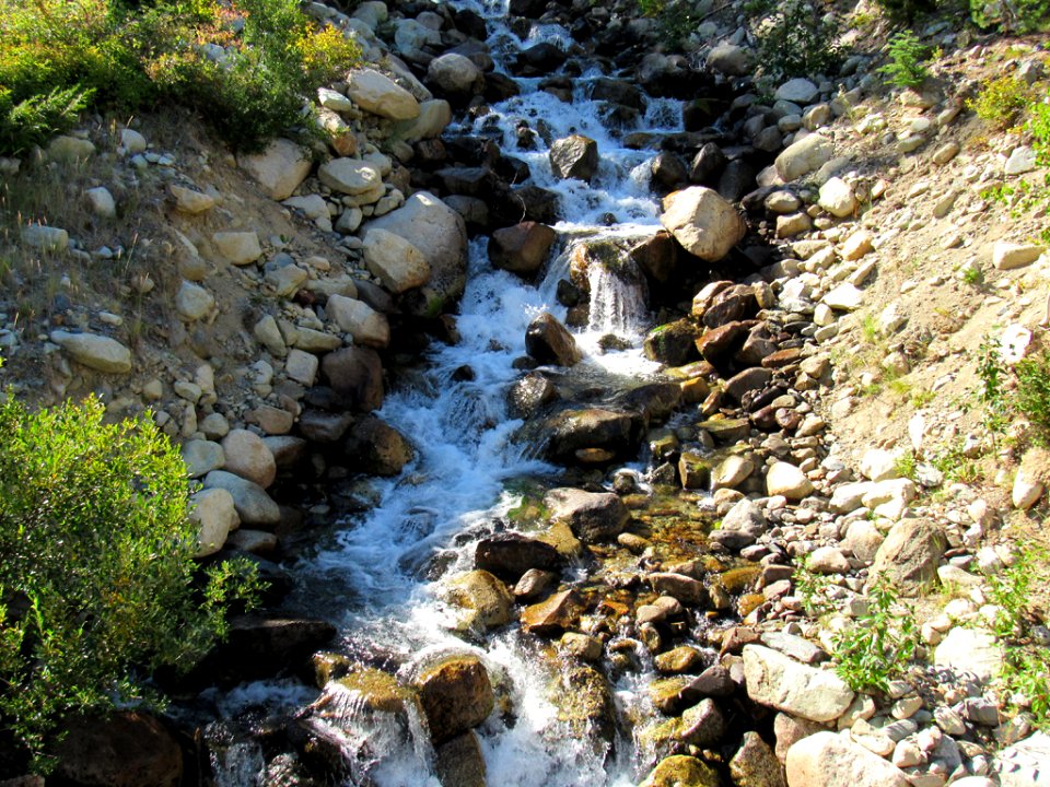 Waterfall at North Cascades NP in WA