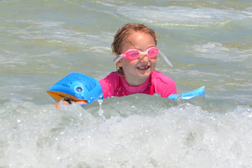 Waves surfboard people