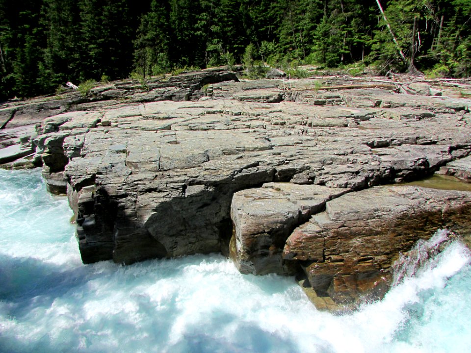 Flathead River at Glacier NP in MT