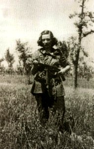 la partigiana "Juna" 1945 photo