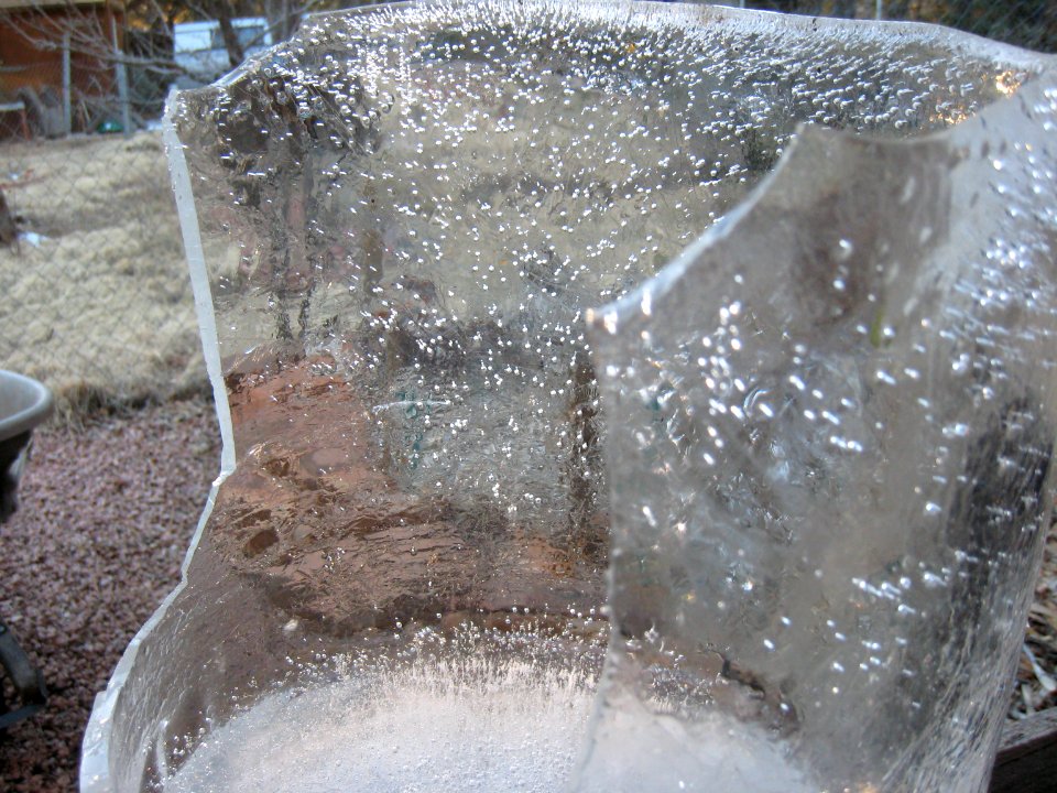 Bucket Ice Art