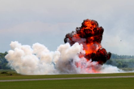 Apache Pyrotechnics - Duxford Air Festival 2017 - May 27 / 28