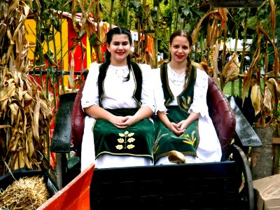 Traditional folk costumes in Vojvodina photo