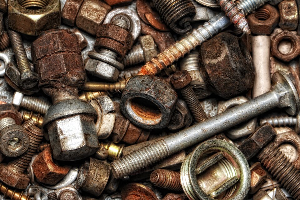 Connection metal rusty
