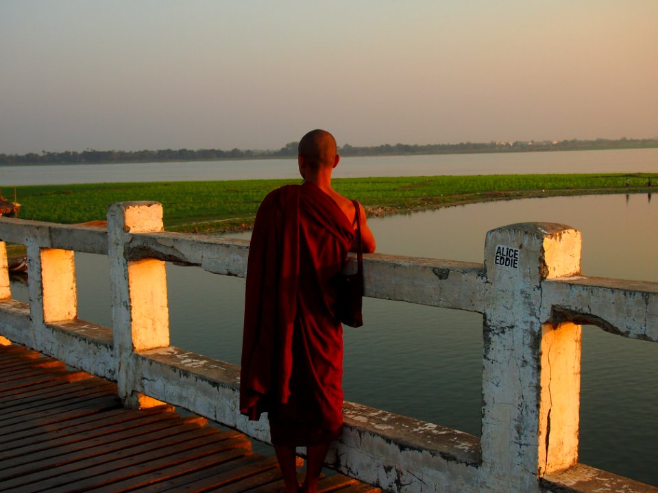 U Bein Bridge Sunset