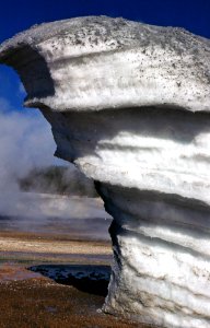 Ice cone near Africa Geyser (1975) 1 photo