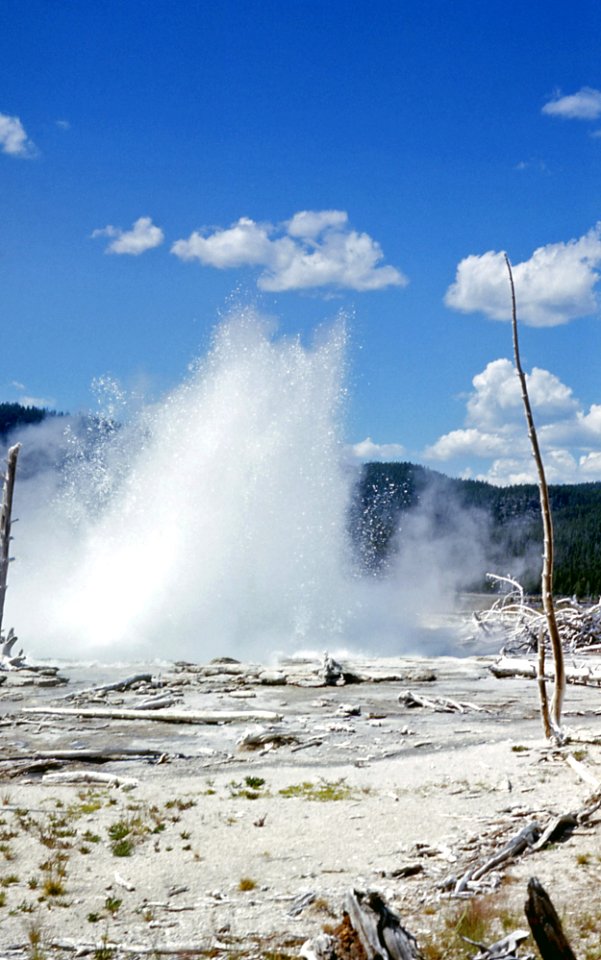 Seismic Geyser erupting (1969)