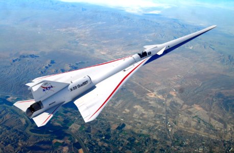 X-59 Quiet SuperSonic Technology X-plane, or QueSST
