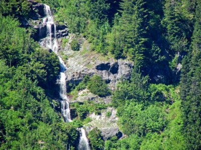 Waterfall at Mt. Rainier NP in WA