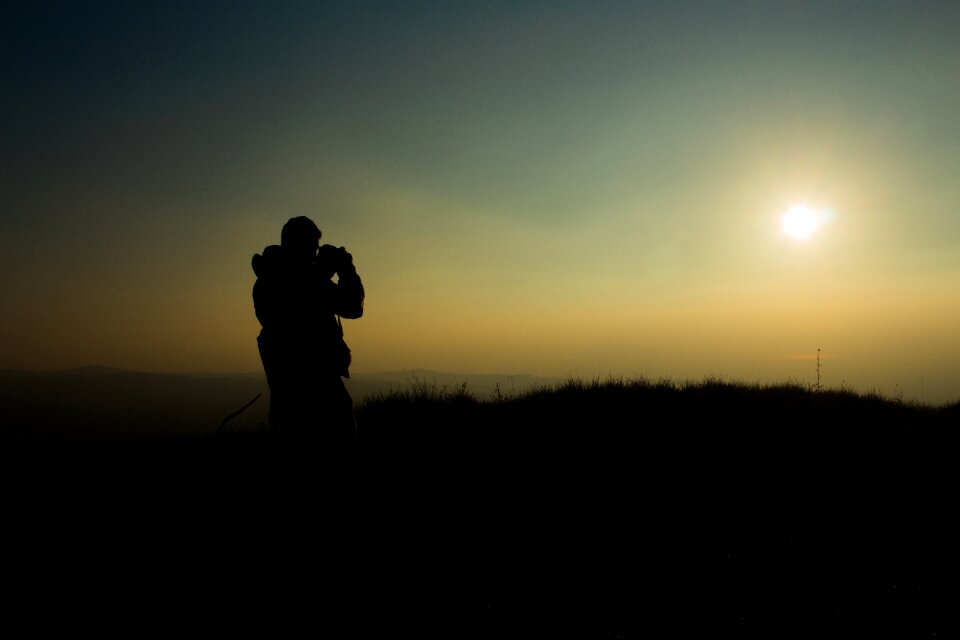 Adventure person silhouette