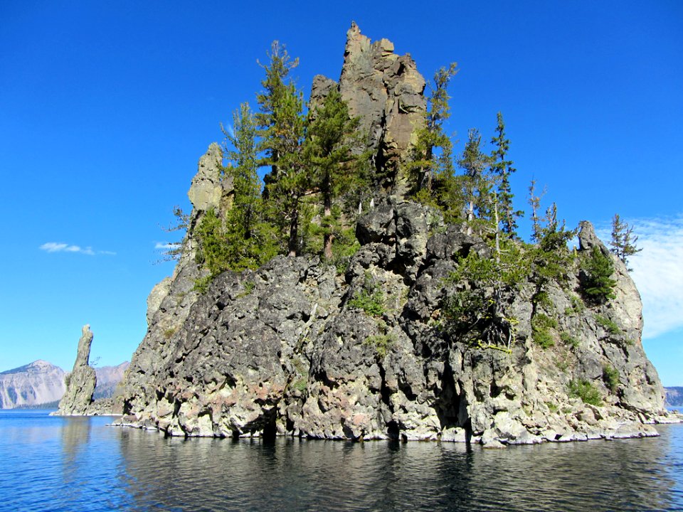 Phantom Ship at Crater Lake NP in OR