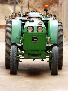 Tractor john deere green