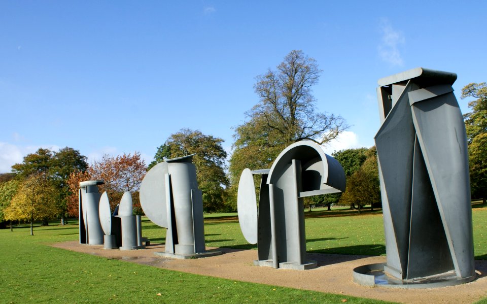 Anthony Caro at the yorkshire Sculpture Park