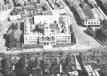 Town Hall from air photo