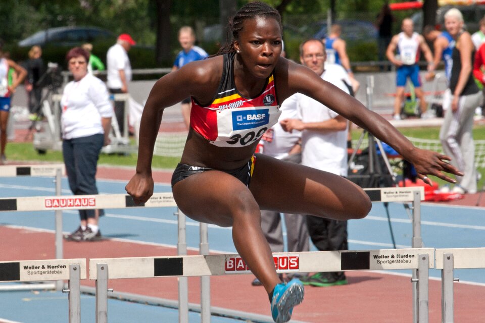 Athletics sport hurdles