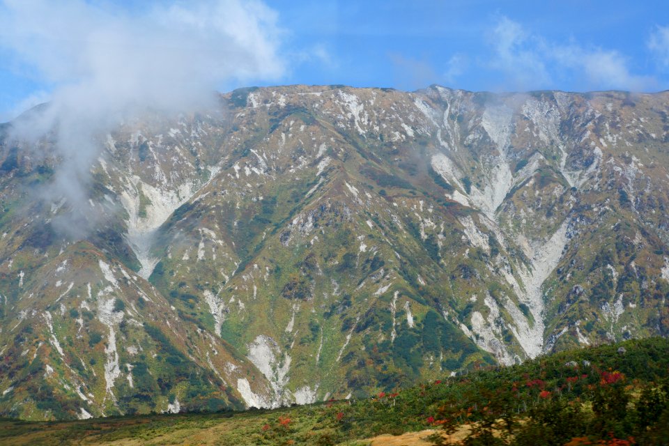 立山高原バスからの車窓風景