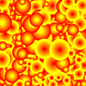 Bubbles with light