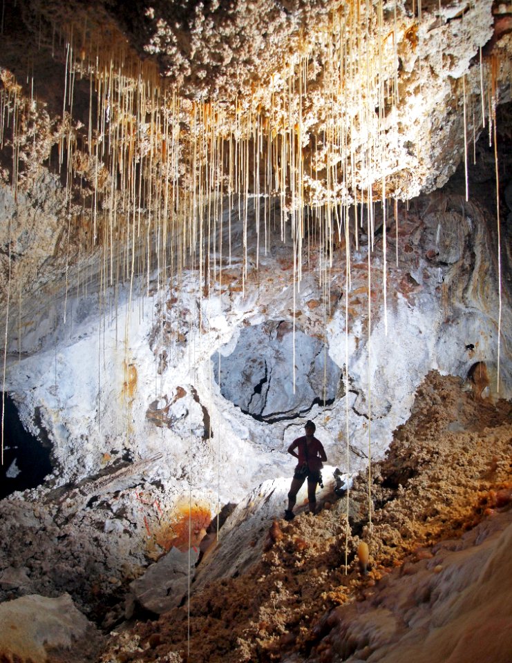 Soda straws (Lechuguilla Cave, New Mexico, USA)