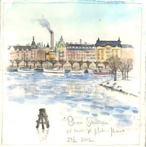 Sketching at moderna I
