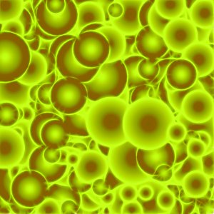 Bubbles with light