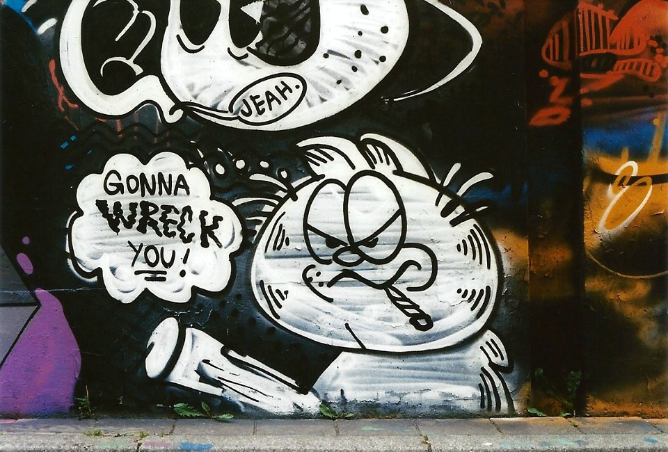 Garfield pissed off