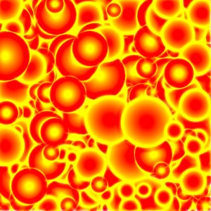 Bubbles with light
