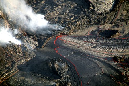 Halemaumau Crater (18 March 2021) (Kilauea Volcano, Hawaii) 2 photo