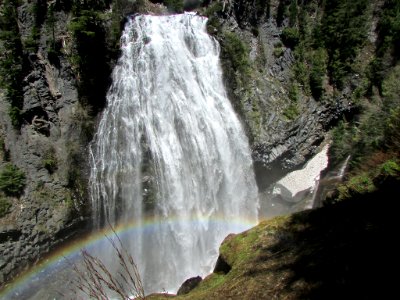 Narada Falls at Mt. Rainier NP in Washington photo