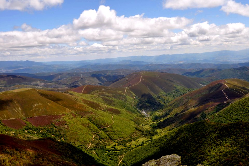 Valle de Tejeira, desde la cima de Penarrubia