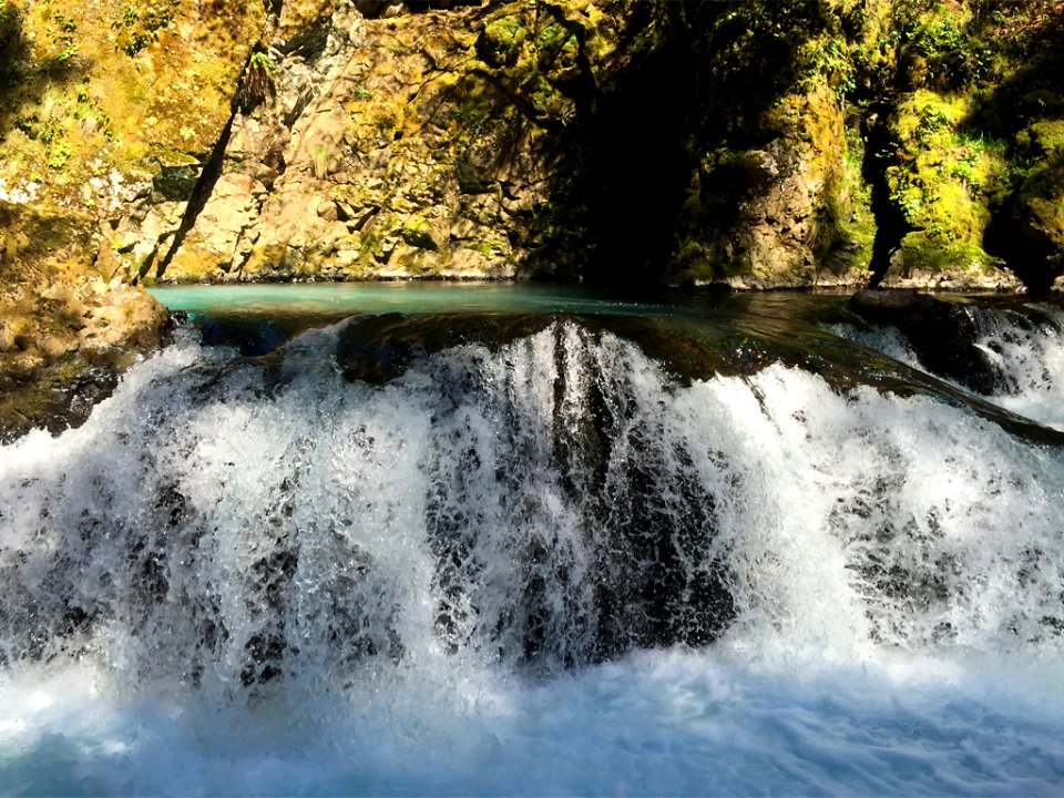 Spirit Falls Trail on Little White Salmon River in WA