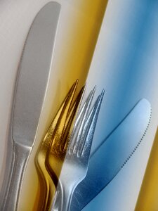 Kitchen spoon knife photo