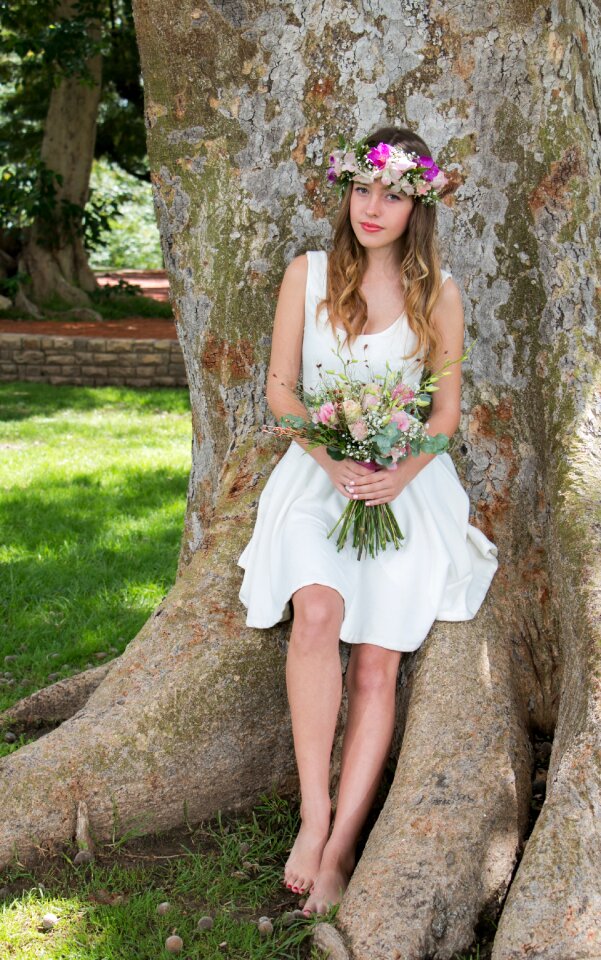 Nature tree girl