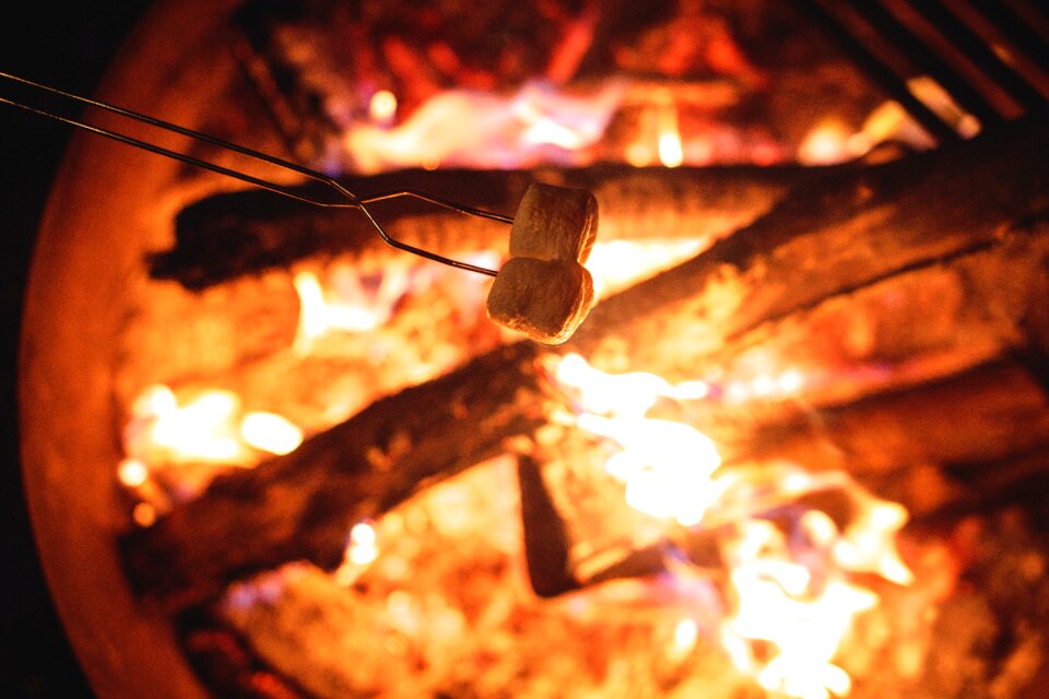 Fun bonfire food
