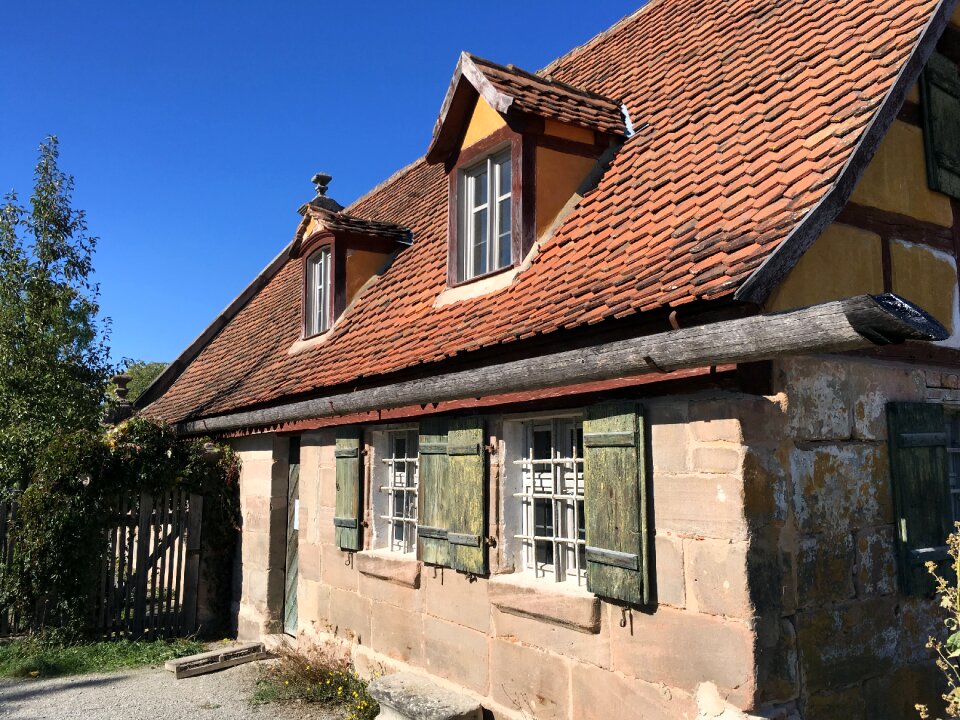 Outdoor museum facade building