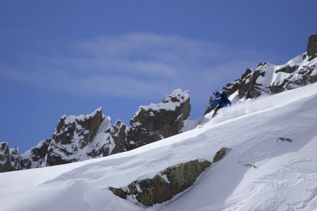 Ski mountain sport photo
