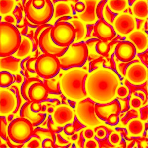 Bubbles with light