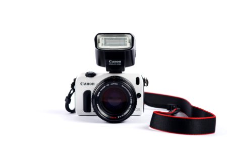EOS M Front with Flash