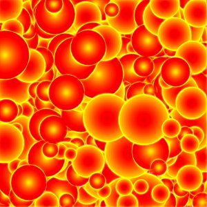 Bubbles with light