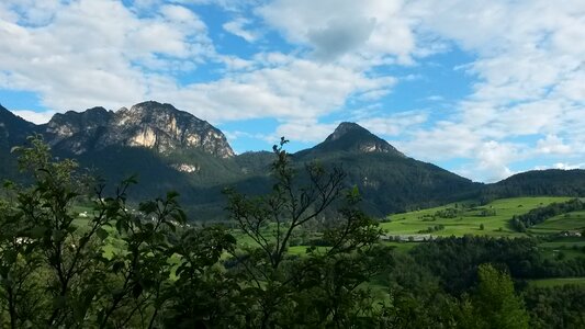 Nature hiking landscape