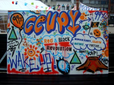 Occupy graffiti photo
