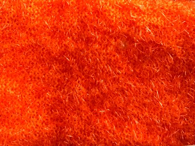 Orange scrub brush photo