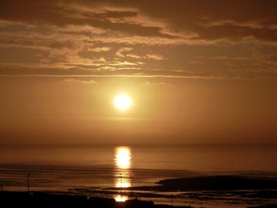 Seascape light sepia photo